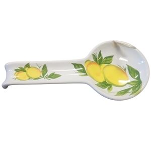 Lemon Design Spoon Rest ceramic